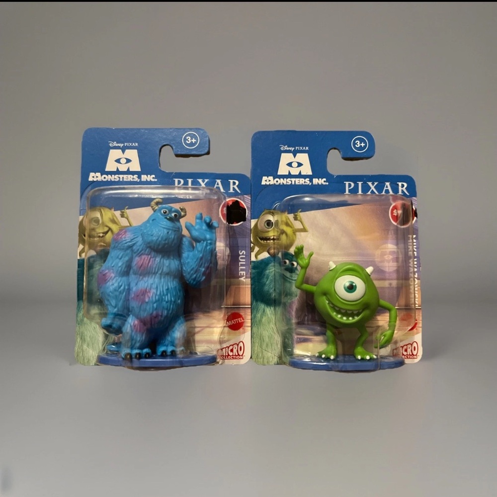 Disney Pixar Monsters Inc. SULLEY MIKE WAZOWSKI Mini Figures